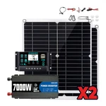 Complete 7000W Off-grid Solar Kit Inverter 2PCS 300W Panels 110V/220 New. Price: $122.00.