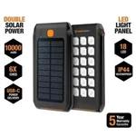 HODO2GO'S Tough Tested Portable Power Pack, 10,000-MAH, Led Solar With Light New. Price: $46.99.