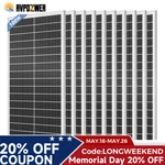 Rvpozwer 100W 200W 300W 800W Mono Solar Panel 18BB N-type Cell Home Off Grid New. Price: $50.99.