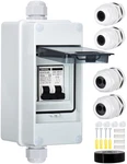 Solar Panel Disconnect Switch With IP65 Din Box, 60 Amp Dual Pole 12V-400V, Non New. Price: $28.22.