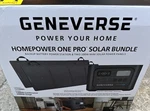 Geneverse (60-GVUS-SG2M2) 1210WH Solar Generator Bundle New! Factory Sealed!. Price: $880.00.