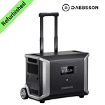 Dabbsson 3430WH 3600W Portable Power Station Solar Generator Home Backup Camping Used. Price: $1599.00.