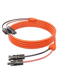 30FT 9M Orange One-piece Solar Panel Extension Cable, 12AWG 4MM Pv New. Price: $47.76.