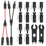 Lepitery MC4 Solar Panel Connectors, 6 Pairs Male/female Cable... New. Price: $23.23.