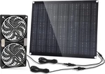 Solar Fan, 30W Powered With Dual IPX7 Waterproof Fans For Outside Chic New. Price: $49.99.