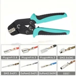 SN-58B 6.3/4.8/2.8 Plug Spring Crimping Tool Ratchet Plier Terminal Kit New. Price: $20.69.
