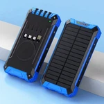 49800MAH Solar Power Bank Wireless Charger Built In Cables External Battery Pack New. Price: $19.99.