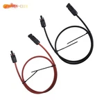Pair 3FT Durable Solar Panel Extension Cable Wire Connector 10 Awg Black+red New. Price: $10.67.