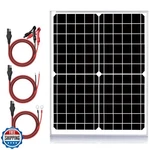 Suner Power 24V 20W Solar Battery Trickle Charger Maintainer, Built-in Smart New. Price: $75.96.