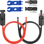 10AWG Solar Extension Panel Cable - 3FT Wire With Waterproof Female And New. Price: $30.15.