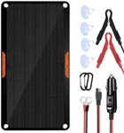 Oymsae 5W 12V Solar Car Battery Charger Maintainer With Clips And Plug New. Price: $35.99.