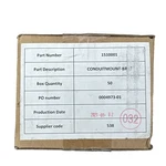 50 Pk Ecofasten Solar Conduit Bracket 4.5"L X 1.25"W Mount-brkt New. Price: $79.99.