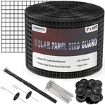 Zeropone 6INCH X Solar Panel Bird Guard, Critter 50FT, Black New. Price: $42.88.