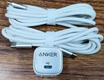 Anker 30W Wall Charger Bundle Foldable Plugs 6FT Usb C-c Cables B2698H21 Used. Price: $22.99.