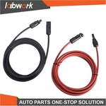 Labwork Solar Panel Extension Cable Wire Connector Pair 12AWG 15FT Black+red New. Price: $14.31.