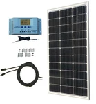 Windynation 100 Watt Monocrystalline Solar Panel Kit For Rv Boat Off-grid New. Price: $361.10.