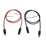 Pair 4MM2 /12AWG Black And Red Solar Panel Extension Cable Wire Connector New. Price: $11.01.