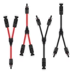 Soyan 2 Pairs Solar Connectors Branch M/ff And F/mm, Red-black New. Price: $21.69.
