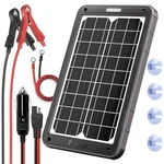 12V 15W Solar Car Battery Trickle Charger Maintainer With Smart Pwm Controller New. Price: $77.39.