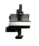 Lot Of 4 Unirac Solar Mount Mid Clamps Ef 2.5" Clear Mill Finish Used. Price: $12.99.