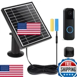 Uyodm Solar Panel Charger For Blink Video Doorbell/outdoor (4TH Gen) 2200MAH New. Price: $61.13.
