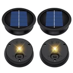 Daknswte 4 Pack Solar Light Replacement Top, Panel For Outdoor Black New. Price: $14.17.