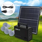 Portable Station Solar Panel Power Inverter Electric Generator Set +4 Led Light New. Price: $60.08.