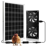 Solar Powered Fan Kit 25W Waterproof Exhaust Greenhouse RD-10 Roodike High New. Price: $74.99.