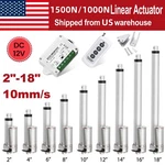 Eco-worthy Dc 12V 2"-18" Stroke Linear Actuator 1500N 330LBS Max Lift 10MM/S New. Price: $59.99.