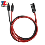 Pair 5FT 10AWG Black + Red Solar Panel Extension Cable Wire Connector New. Price: $15.88.