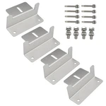 Spartan Power Silver Solar Panel Bracket Mount - Lightweight Anodized Alumi... New. Price: $18.42.