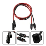 5FT Black + Red Solar Panel Extension Cable Wire Connector Pair 10AWG New. Price: $17.84.