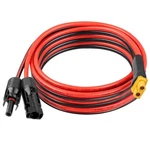 10AWG XT60 Solar Extension Cable 2 3 15 10FT, Black And Red New. Price: $46.93.