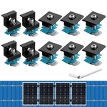 Anbte 10 Pcs Solar Panel Mounting Brackets For Unistrut Aluminium 30MM/35MM 6 T- New. Price: $38.39.