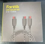 Fanttik Evo Solar 100 2 In Cable Panel Y Connectors - A0091 New. Price: $12.84.