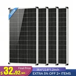 200W 100W*2 Solar Panels Full Weldeling Monocrystalline 18V N-type Off-grid Rv New. Price: $69.32.