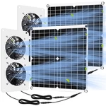 Sets Solar Panel Kit 25W 12V Fans For Outside Greenhouse Usb Port... New. Price: $97.70.