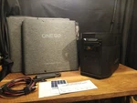 Oneup 1600 Solar Generator W/ Cords Panels Manual & Org. Box Tested/works Used. Price: $899.99.