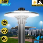 100W Led Post Top With Photocell Commercial Outdoor Circular Pole Lighting New. Price: $132.79.