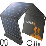 Goodaaa 30W Portable Solar Panel With Three Outputs, Usb Qc 3.0 Fast Charging... New. Price: $84.56.