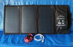 Monoprice Portable 3 Panel Solar Charger 15W, 5V W/ 2 Usb Outlets Used. Price: $40.00.