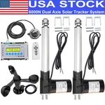 Szmwkj 6000N Dual Axis Solar Panel Tracker &2*8" Linear Actuator &lcd Controller New. Price: $179.99.