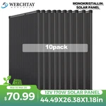 100W 170W 200W 300W Watt Monocrystalline Solar Panel 12V Rv Boat Home Off Grid New. Price: $245.99.