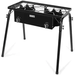 Barton 130,000 Btu Double Stove Gas Burner Stand W/regulator High Pressure New. Price: $92.02.