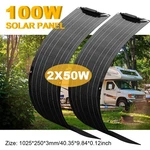 Wuzeck 100W Flexible Home Solar Panel Kit Monocrystalline Off-grid For Rv Marine New. Price: $74.99.