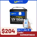 Wattcycle 12V 100AH LIFEPO4 Lithium Battery Mini Group 22NF Bluetooth Deep New. Price: $256.15.