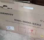 Renogy Solar Panels, Model RNG-100D-SSX2, Mpn Open. Price: $200.00.