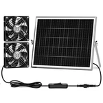 Solar Greenhouse Fan 5.5 2 Kit 30W Powered Waterproof Shed Coop Pqins Exhaust New. Price: $59.99.