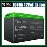 Btrpower 12V 100AH Lithium LIFEPO4 Battery For Rv Marine Solar System Deep Cycle New. Price: $207.98.
