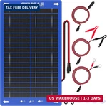 Oymsae 12W Solar Car Battery Charger Portable 12V Trickle & Main New. Price: $36.24.